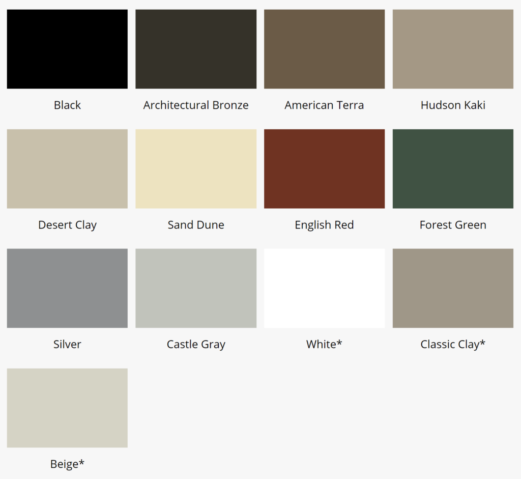 Window Exterior color options by the Window Source of West Texas