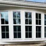 Previous Completed Job - 5 Lite Bow Window and Double Hung Windows In Bristol RI